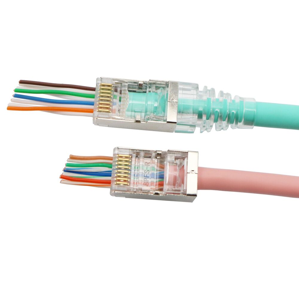 Klemko EZ-RJ45 Shielded CAT5e Network Connector - 183281 [100 Pieces]