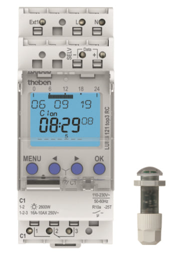 Digital Twilight Switch With Weekly Timer 1 Channel - 1210230