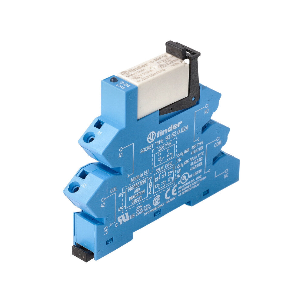 Finder Interface Relay 24V 8A Dual CO Screwless Terminal - 38.62.0.024.0060