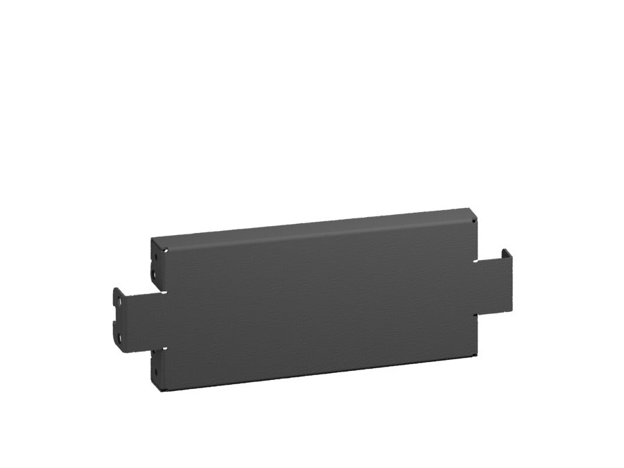 Rittal AX Side Plinth Panels 400x100mm Black - 2820410