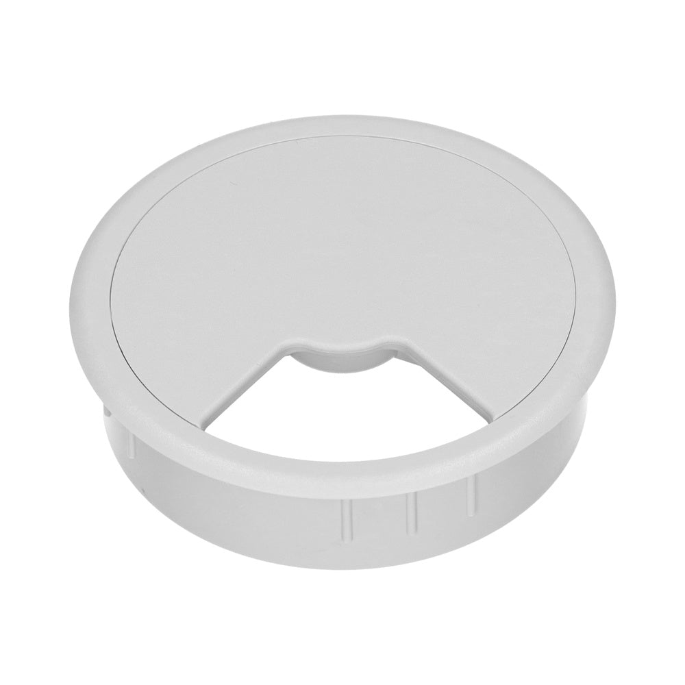 Desk Cable Grommet 80mm Light Gray - 49.80.024 [2 Pieces]