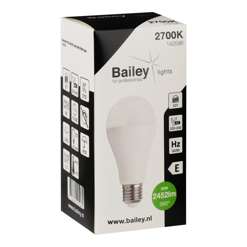 Bailey Ecobasic LED A65 E27 20W 2700K Bulb - 142596