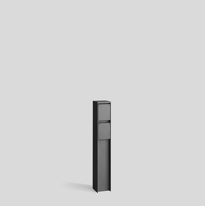 BEGA 70704 Outdoor Connection Pillar Graphite - 70704