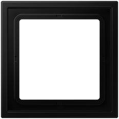 Jung LS-ZERO Single Cover Frame Black Matte - LSZ981BFSWM