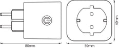 LEDVANCE Smart WiFi Power Socket EU - 4058075537248