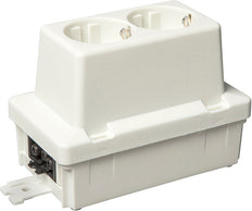 ABB Dual Schuko Socket With GST18 Power End Box - 1SPA007102F9300 [5 Pieces]