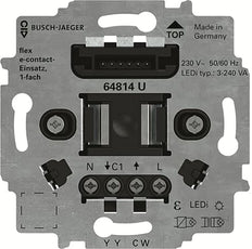 ABB Busch FlexTronics Single E Contact Base Socket - 2CKA006800A3047
