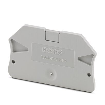 Phoenix Contact Gray End Plate D-PTV 6 - 1180894 [50 Pieces]