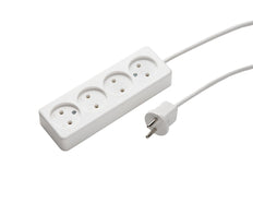MK 4-Way Power Strip With 1.5M Cable - 509ZL/15/KWS