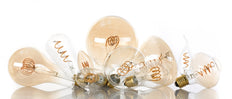 Bailey Spiraled LED Edison ST64 E27 3.2W Dimmable Gold - 145013