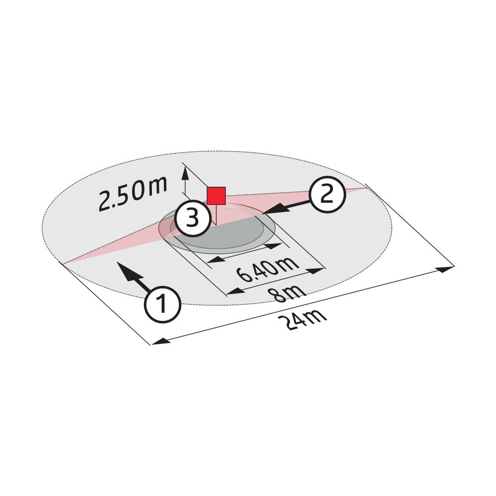 BEG Luxomat PD4N DALI-2 Motion Presence Detector 24M - 93463