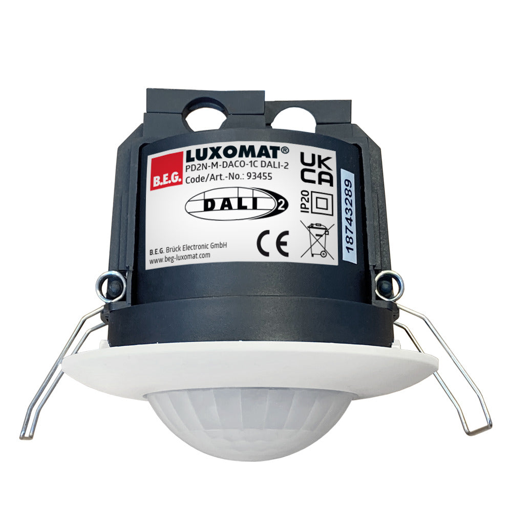BEG PD2N DALI-2 Motion Detector 10M Range White IP20 - 93455