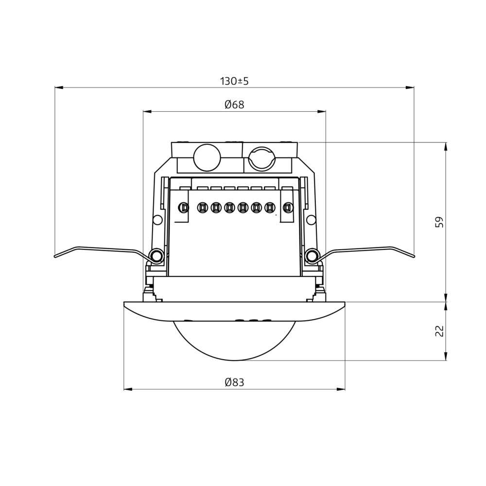 BEG PD2N-M-DACO DALI-2 Presence Detector 10M White IP20 - 93452