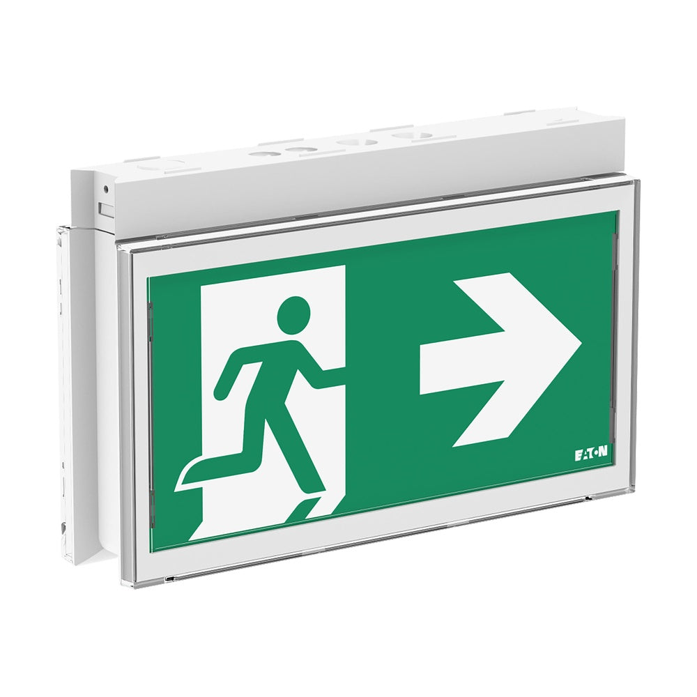 Eaton FlexiTech LED Emergency Exit Ceiling Light IP65 - FT2EC4IUCGL18IP