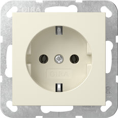 Gira System 55 SCHUKO Socket 16A Premium White - 446601 [2 Pieces]