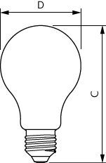 Philips CorePro LED A67 E27 150W Equivalent Warm White Bulb - 8719514346611
