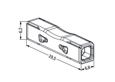Wago 2773-2401 Push Wire Inline Connector 4mm² 100pcs - 2773-2401 [100 Pieces]