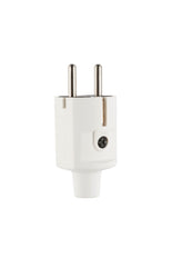 ABL Compact Schuko IP20 Double-Earth Plug White - 100000047 [2 Pieces]