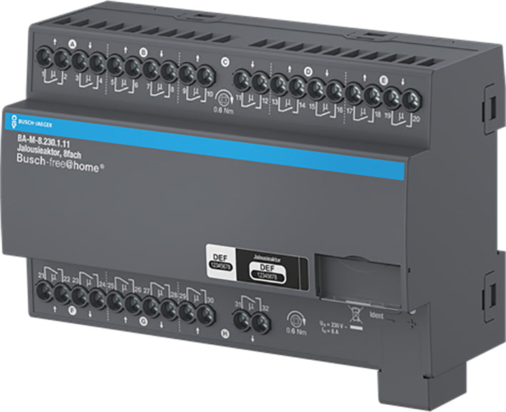 ABB 8-Channel 230V Blind Actuator Free@Home - 2CDG510029R0021