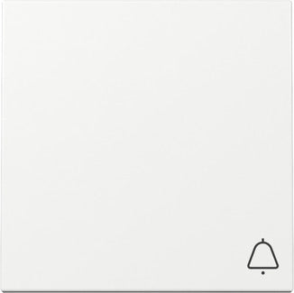 Gira System 55 Bell Push Button Rocker Pure White - 328603 [2 Pieces]