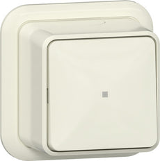 Gira 2-Way Momentary Rocker Switch With Pilot Light - 315610
