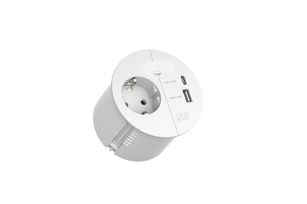Bachmann Loop In Charge Power USB Desktop Hub White - 938.301