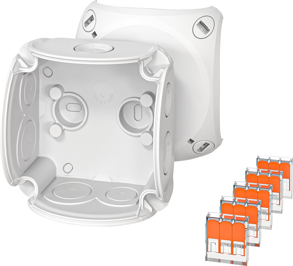 Hensel IP66 Junction Box With Wago Terminals 5x M16/20 - DK 0102 W