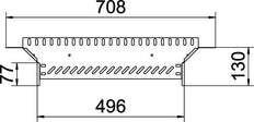 Cable Tray T-Branch Connector 60x500 Steel Galvanized - 6042121