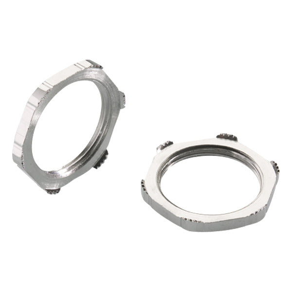 Pflitsch EMC M32 Nickel-Plated Brass Lock Nut - GMM232/7PA [2 Pieces]