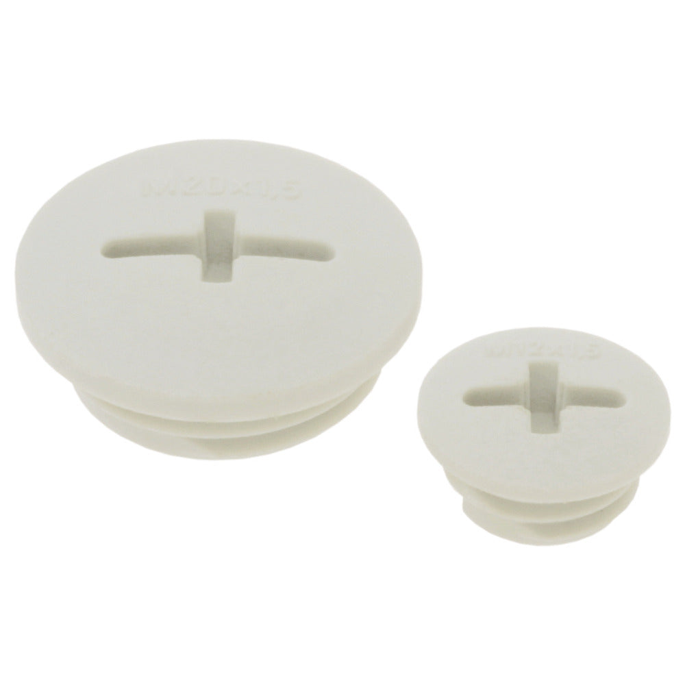 SKINDICHT M32 Threaded Blind Plug RAL7035 Light Gray - 52006640 [20 Pieces]