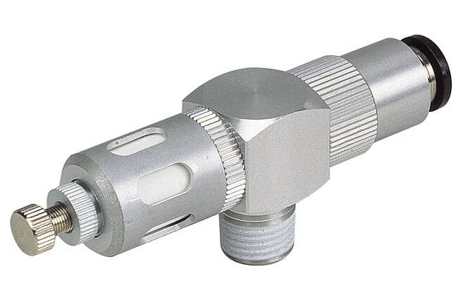 IN-8mm OUT-R1/8" Needle Silencer Quick Exhaust Valve