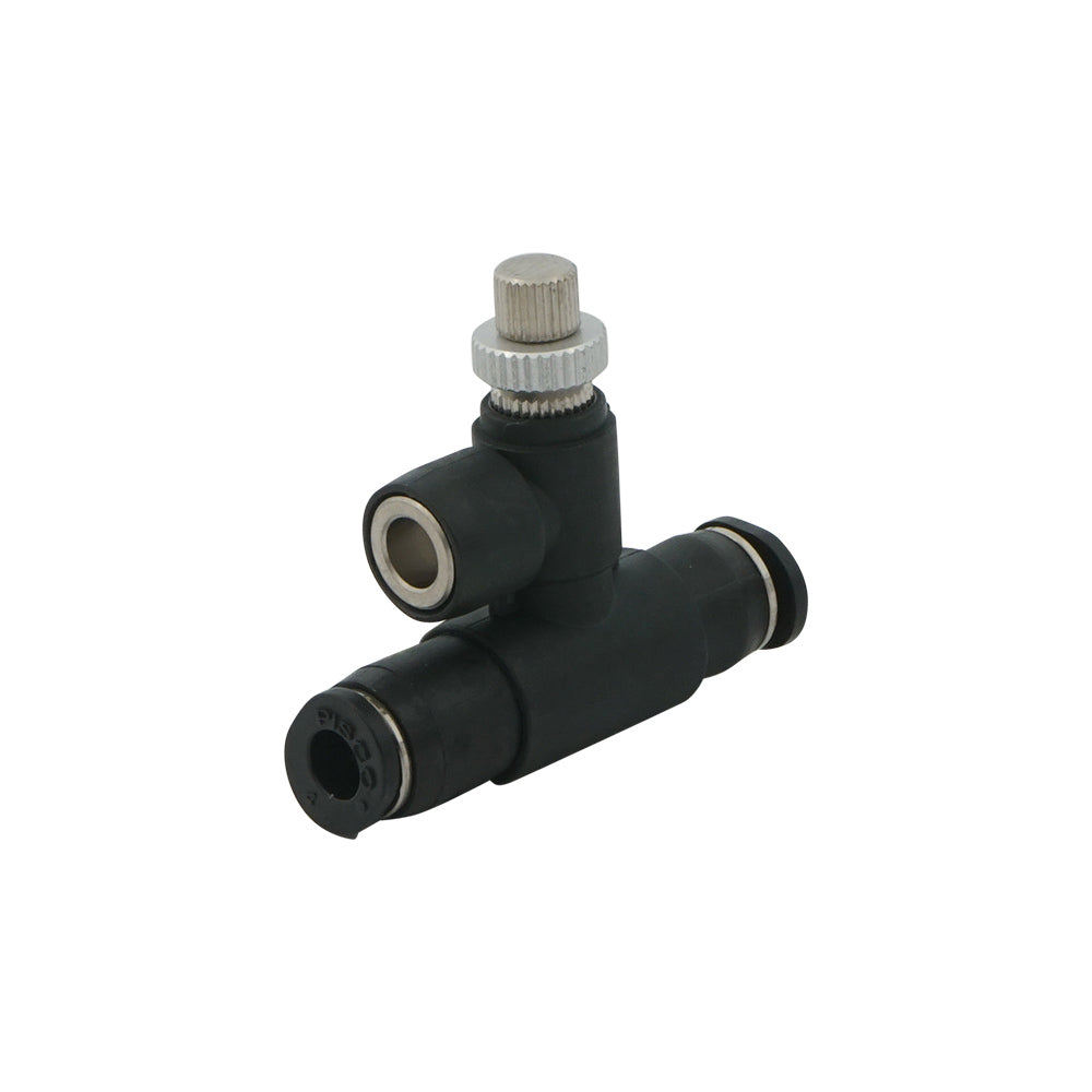 6mm - 6mm Union Straight Needle Silencer Quick Exhaust Valve