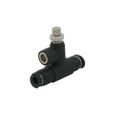 6mm - 6mm Union Straight Needle Silencer Quick Exhaust Valve