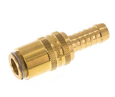 Brass DN 6 Mold Coupling Socket 9 mm Hose Pillar Double Shut-Off