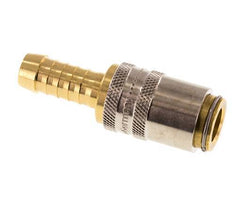 Brass DN 6 Mold Coupling Socket 9 mm Hose Pillar