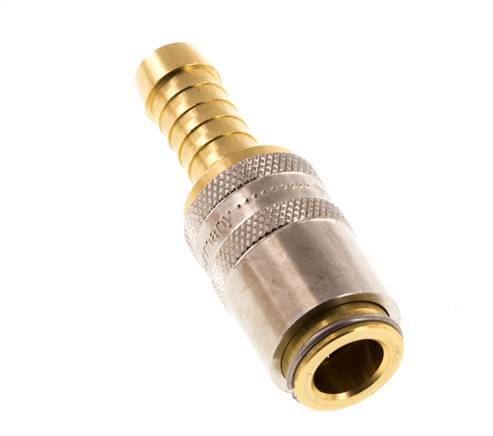 Brass DN 6 Mold Coupling Socket 9 mm Hose Pillar
