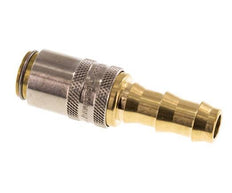 Brass DN 6 Mold Coupling Socket 9.5 mm Hose Pillar