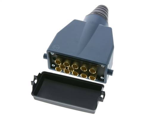 Brass Multi-coupling Plug 12x4 mm Push-in Connections