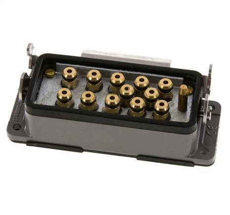 Brass Multi-coupling Socket 12x4 mm Push-in Connections