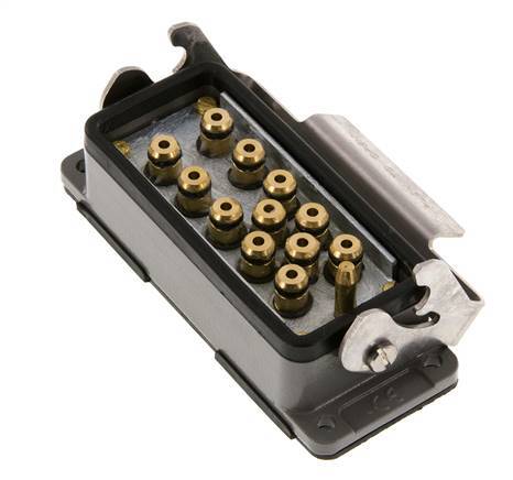 Brass Multi-coupling Socket 12x4 mm Push-in Connections