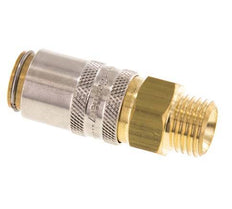 Brass DN 6 Mold Coupling Socket M14x1.5 Male Threads