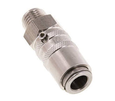 Stainless Steel DN 6 Mold Coupling Socket G 1/4 inch Male Threads