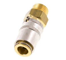Brass DN 6 Mold Coupling Socket M14x1.5 Male Threads Unlocking Protection