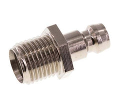 Brass DN 6 Mold Coupling Plug G 1/4 inch Male Threads Double Shut-Off