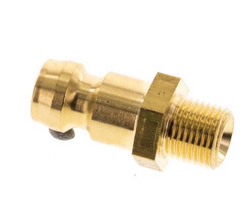 Brass DN 6 Mold Coupling Plug M8x0.75 Male Threads [5 Pieces]