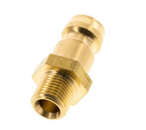 Brass DN 6 Mold Coupling Plug M8x0.75 Male Threads [5 Pieces]