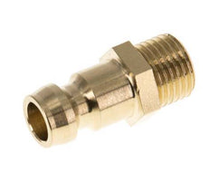 Brass DN 6 Mold Coupling Plug M10x1 Male Threads [5 Pieces]