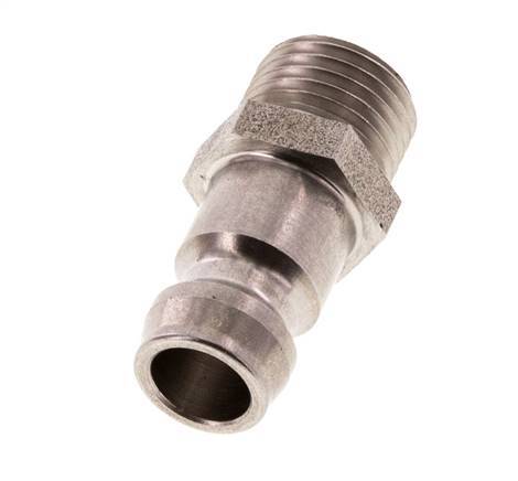 Stainless Steel DN 6 Mold Coupling Plug M10x1 Male Threads