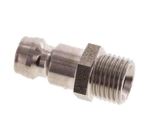 Stainless Steel DN 6 Mold Coupling Plug M10x1 Male Threads