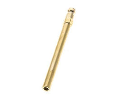Brass DN 6 Mold Coupling Plug 8x100 mm Push-in Connections
